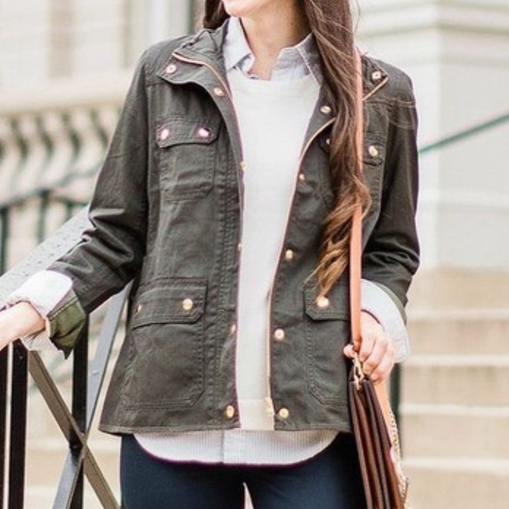 J. Crew Downtown Field Utility Jacket. Size M